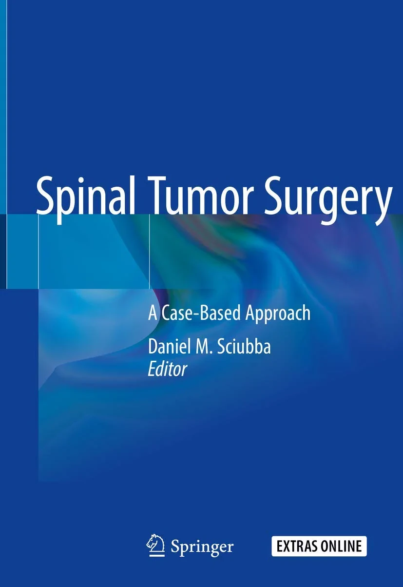 Coperta cărții "Spinal Tumor Surgery" de Sciubba