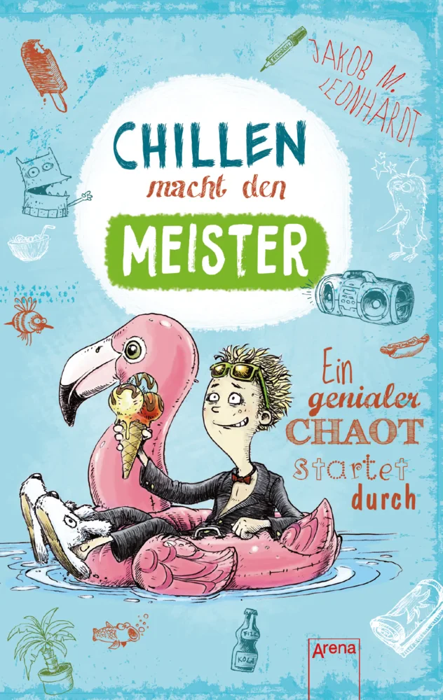 Coperta cărții "Chillen macht den Meister" de Jakob M. Leonhardt