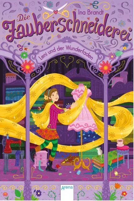 Coperta cărții "Die Zauberschneiderei 1. Leni und der Wunderfaden" de Brandt Ina