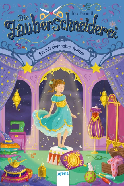 Coperta cărții "Die Zauberschneiderei - Ein marchenhafter Auftritt" de Brandt Ina