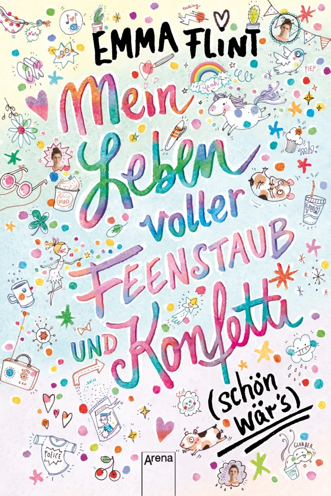 Coperta cărții "Mein Leben voller Feenstaub und Konfetti" de Emma Flint