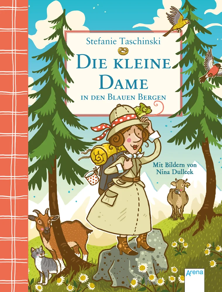 Coperta cărții "Die kleine Dame in den Blauen Bergen" de Stefanie Taschinski