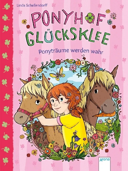 Coperta cărții "Ponyhof Glucksklee - Ponytraume werden wahr" de Schellendorff Linda