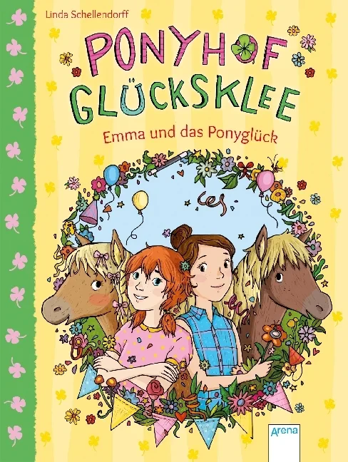 Coperta cărții "Ponyhof Glucksklee - Emma und das Ponygluck" de Schellendorff Linda