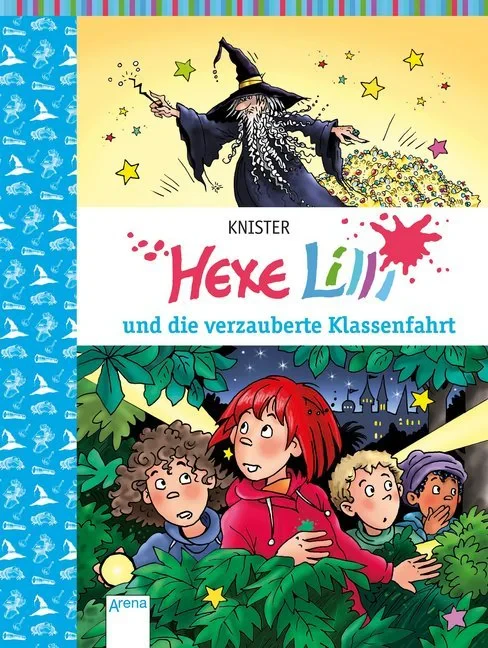 Coperta cărții "Hexe Lilli und die verzauberte Klassenfahrt" de Knister
