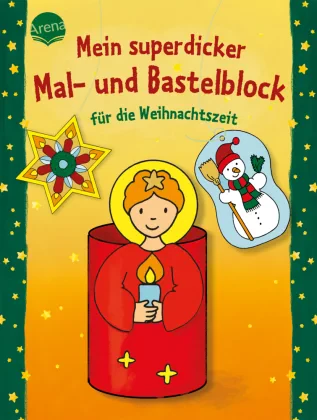 Coperta cărții "Mein superdicker Mal- und Bastelblock fur die Weihnachtszeit" de Beurenmeister, Corina