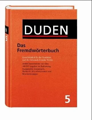 Coperta cărții "Duden-Das Fremdwortebuch 5" de Werner Scholze-Stubenrecht, Birgit Eickhoff, Dieter Mang, Werner Scholze- Stubenrecht