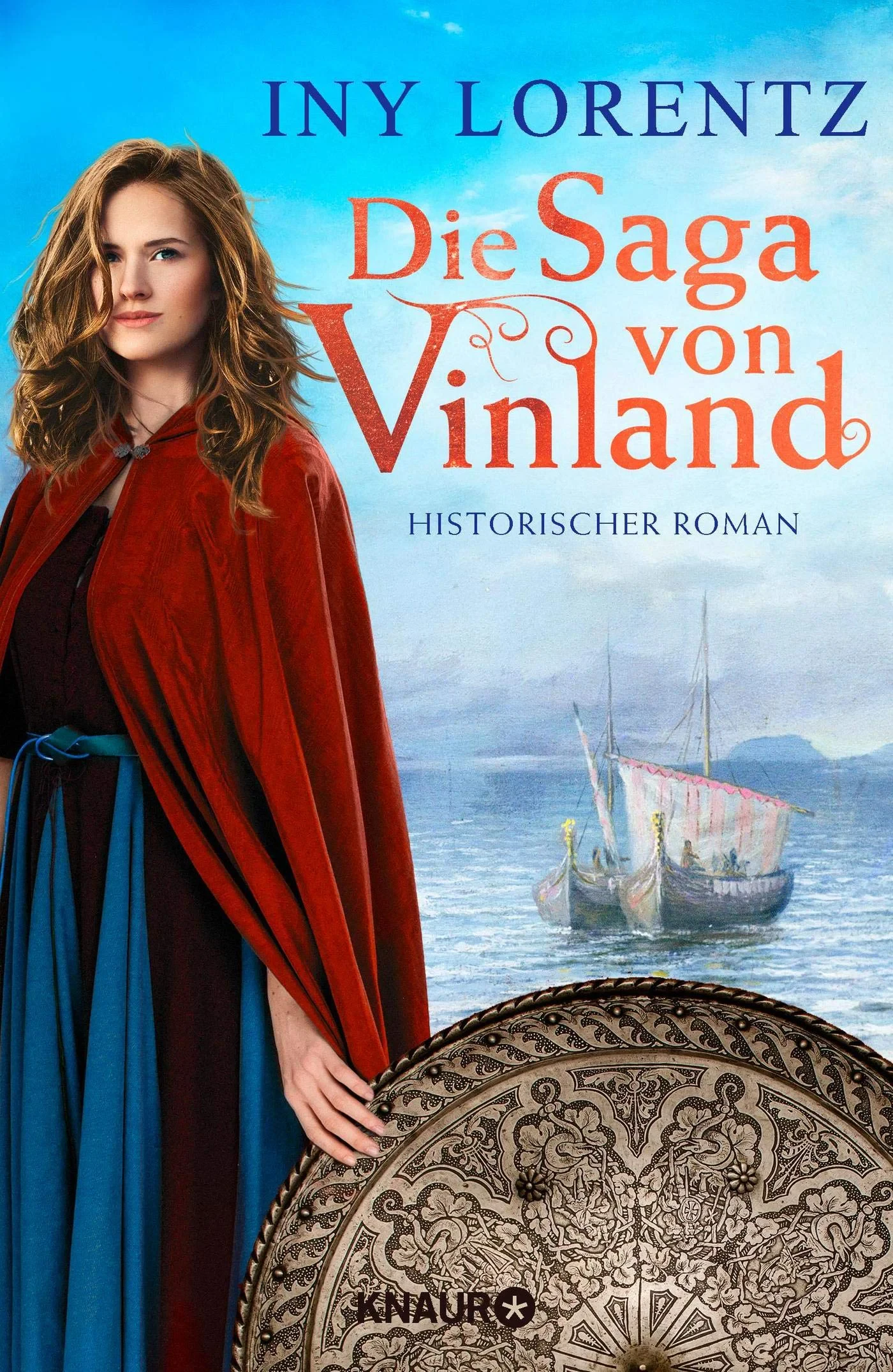 Coperta cărții "Die Saga von Vinland: Historischer Roman" de Iny Lorentz