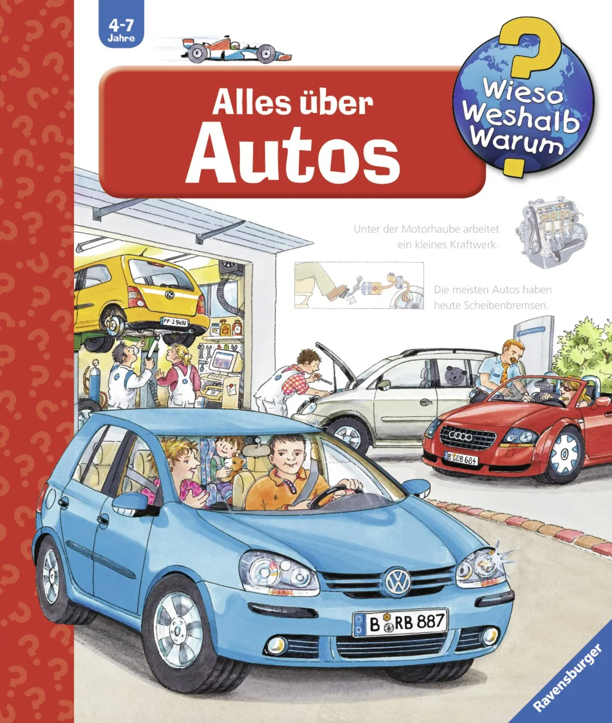 Coperta cărții "Alles über Autos" de Wolfgang Metzger, Andrea Erne