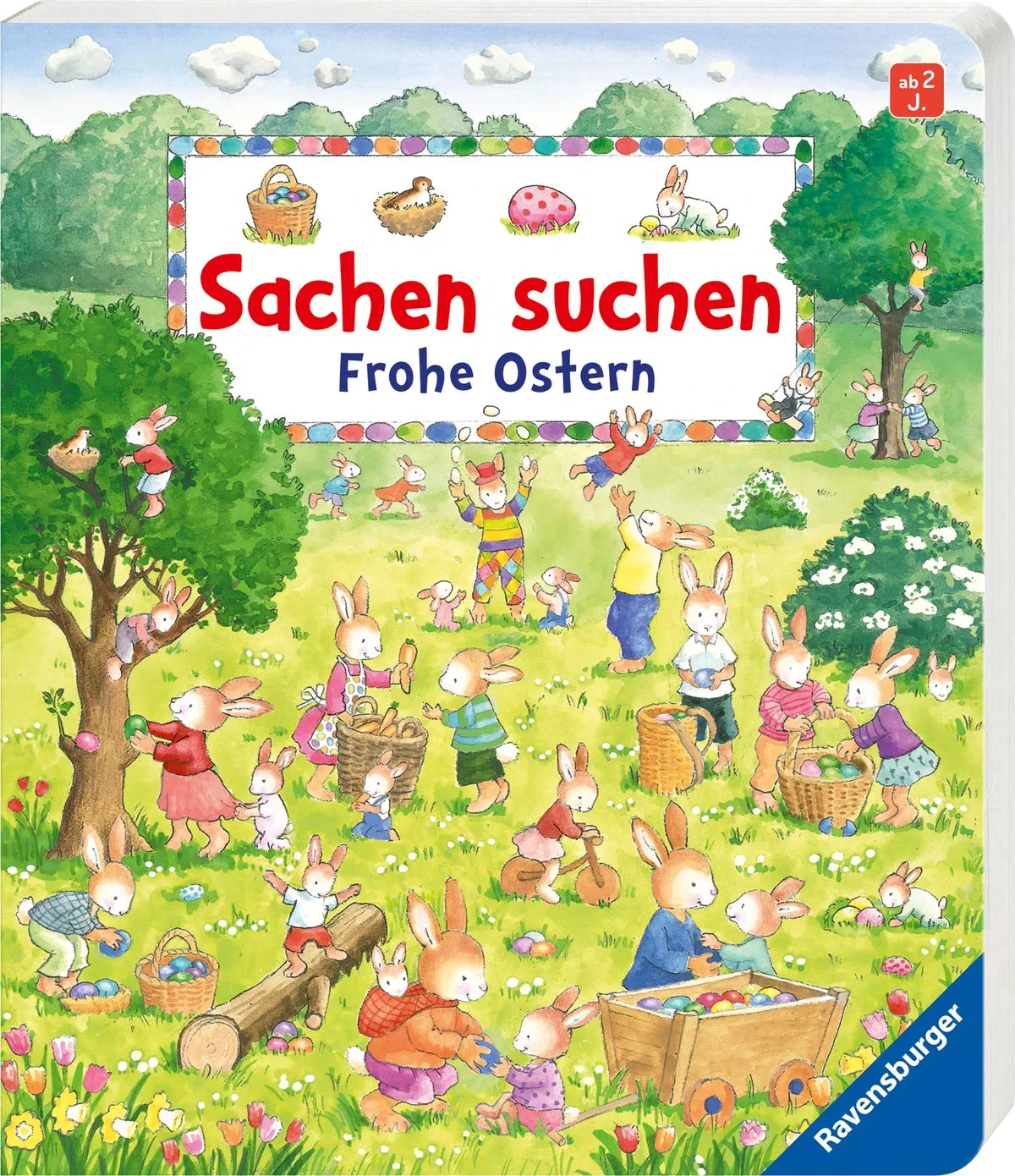 Coperta cărții "Sachen suchen: Frohe Ostern" de Sabine Cuno, Dorothea Cüppers