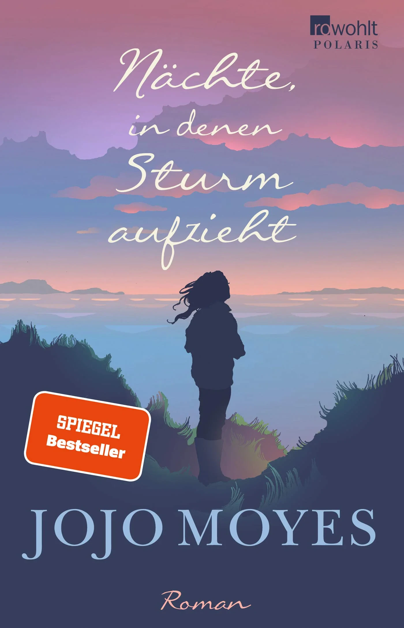 Coperta cărții "Nachte, in denen Sturm aufzieht- Roman" de Jojo Moyes