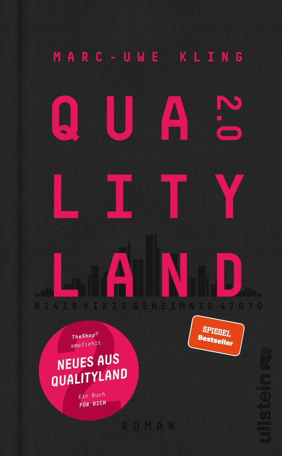 Coperta cărții "QualityLand 2.0: Kikis Geheimnis" de Marc-Uwe Kling