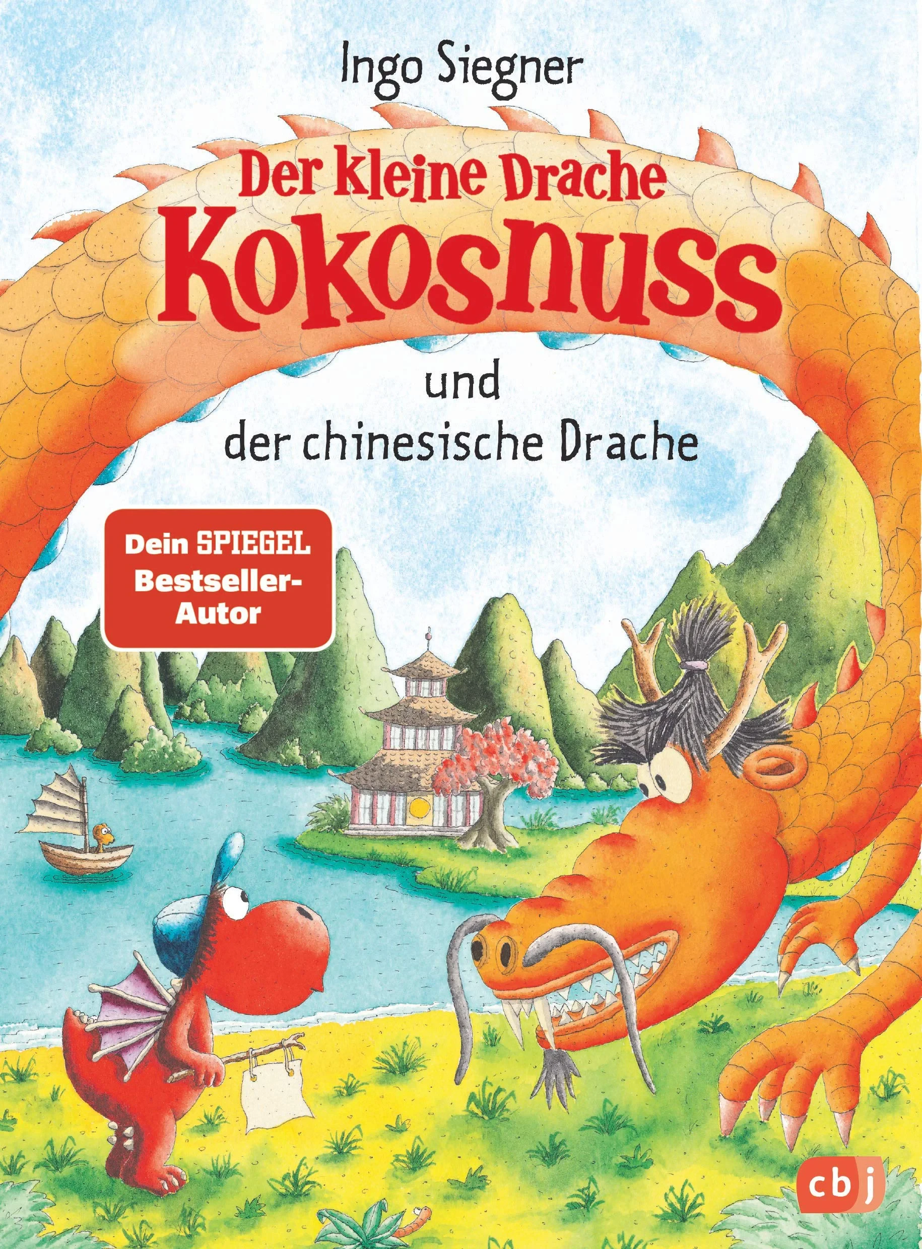 Coperta cărții "Der kleine Drache Kokosnuss und der chinesische Drache " de Ingo Siegner