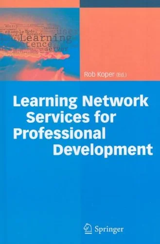 Coperta cărții "Learning Network Services for Professional Development" de Rob Koper