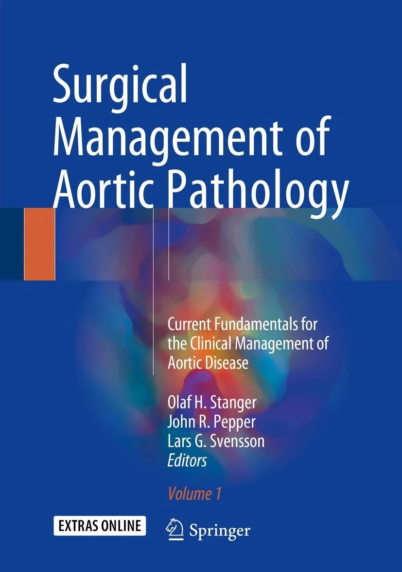 Coperta cărții "Surgical Management of Aortic Pathology" de Olaf H. Stanger; John R. Pepper; Lars G. Svensson, Olaf H. Stanger, John R. Pepper, Lars G. Svensson