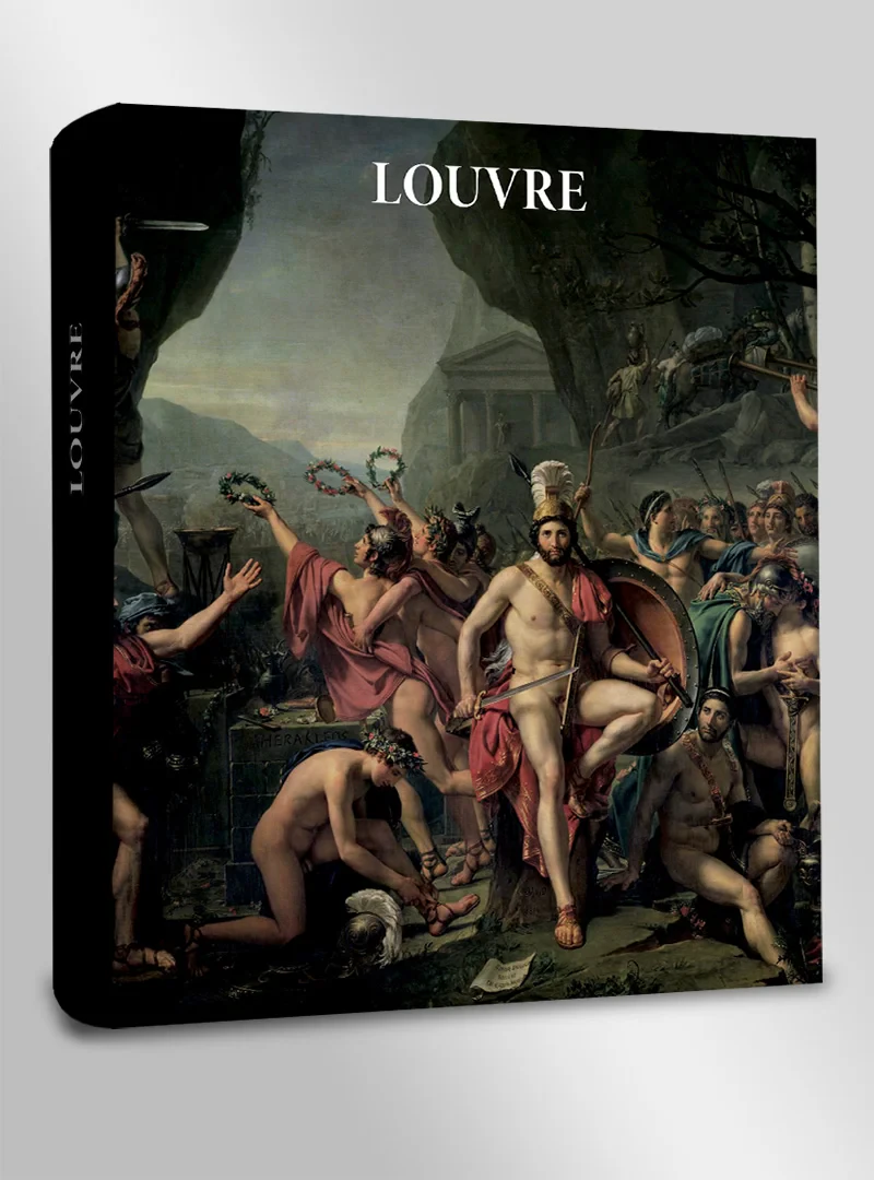 Coperta cărții "Album de arta Louvre" de Martina Padberg