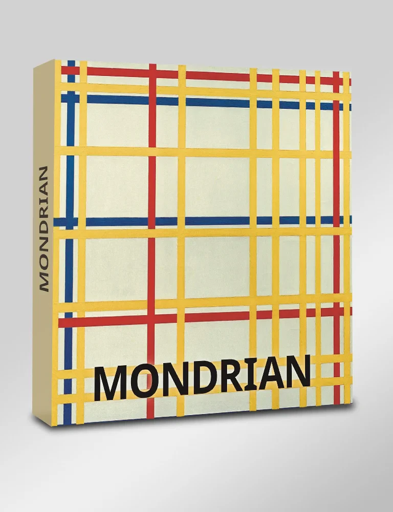 Coperta cărții "Album de arta Mondrian" de Martina Padberg