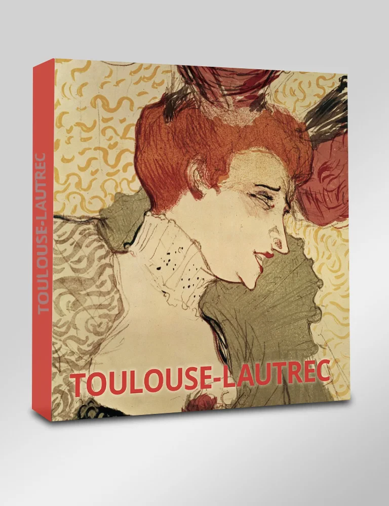 Coperta cărții "Album de arta Toulouse-Lautrec" de Hajo Duchting