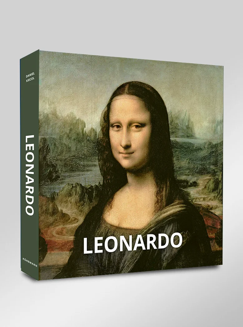 Coperta cărții "Album de arta Leonardo da Vinci" de Daniel Kiecol