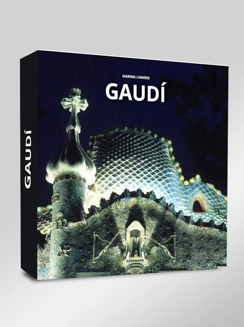 Coperta cărții "Album de arta Gaudi" de Marina Linares