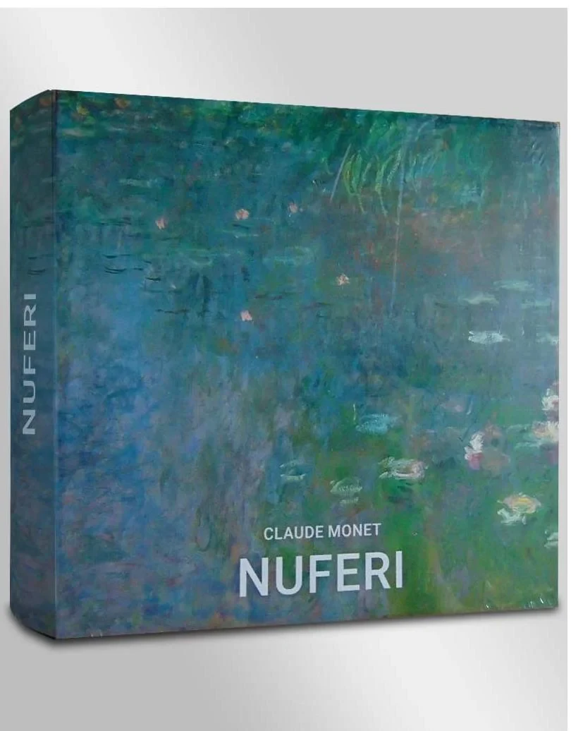 Coperta cărții "Album de arta Nuferi Claude Monet" de Marina Linares