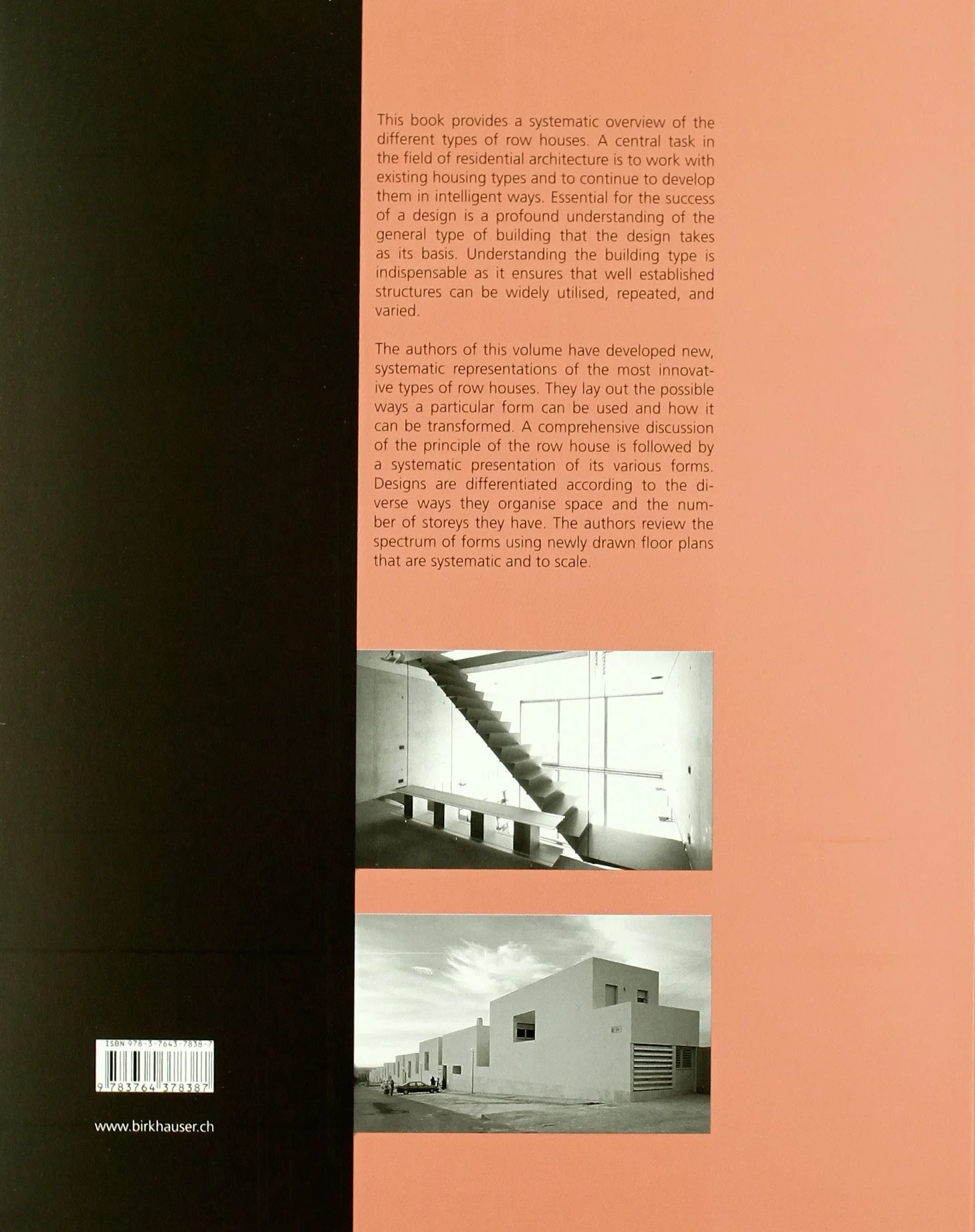 Coperta cărții "Row Houses" de Gunter Pfeifer, Per Brauneck