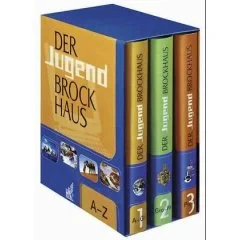 Coperta cărții "Der Jugend Brockhaus in drei Banden" de autor necunoscut