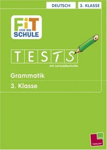 Coperta cărții "Deutsch 3. Klasse Grammatik: Tests mit Lernzielkontrolle" de Marianne Bellenhaus