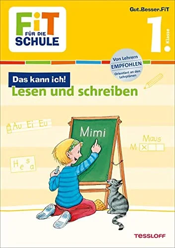 Coperta cărții "Fit für die Schule: Das kann ich! Deutsch lesen und schreiben 1. Klasse" de Guido Wandrey, Sonja Reichert, Franziska Harvey