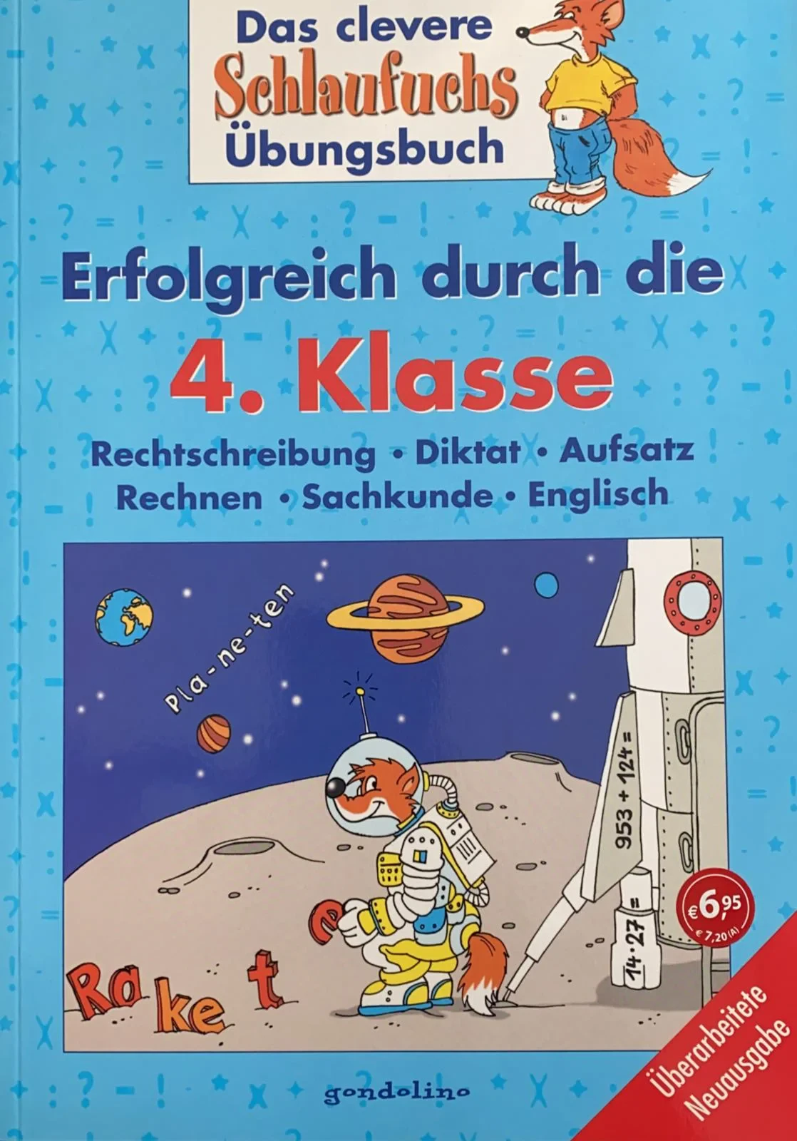 Coperta cărții "Das clevere Schlaufuchs Übungsbuch. Erfolgreich durch die 4. Klasse" de Gondrom Verlag