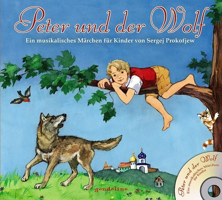 Coperta cărții "Peter und der Wolf, m. Audio-CD" de Prokofjew Sergej