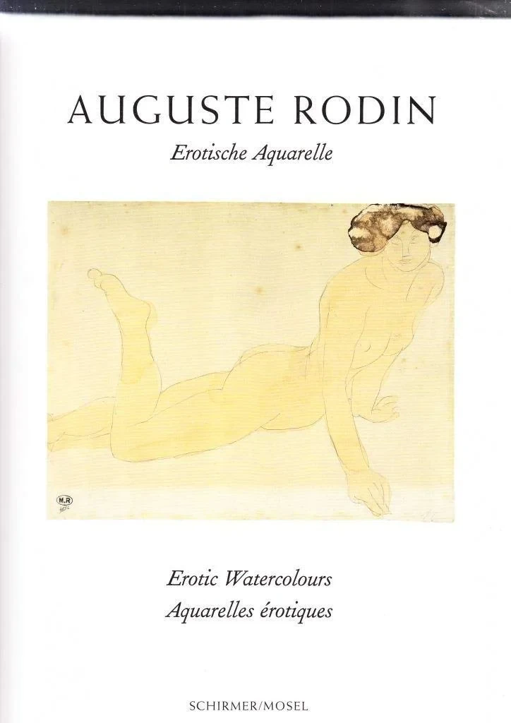 Coperta cărții "Auguste Rodin: Erotic Watercolors" de Anne-Marie Bonnet