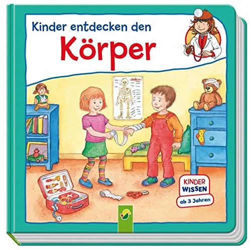 Coperta cărții "Kinder entdecken den Körper: Kinderwissen ab 3 Jahren" de autor necunoscut