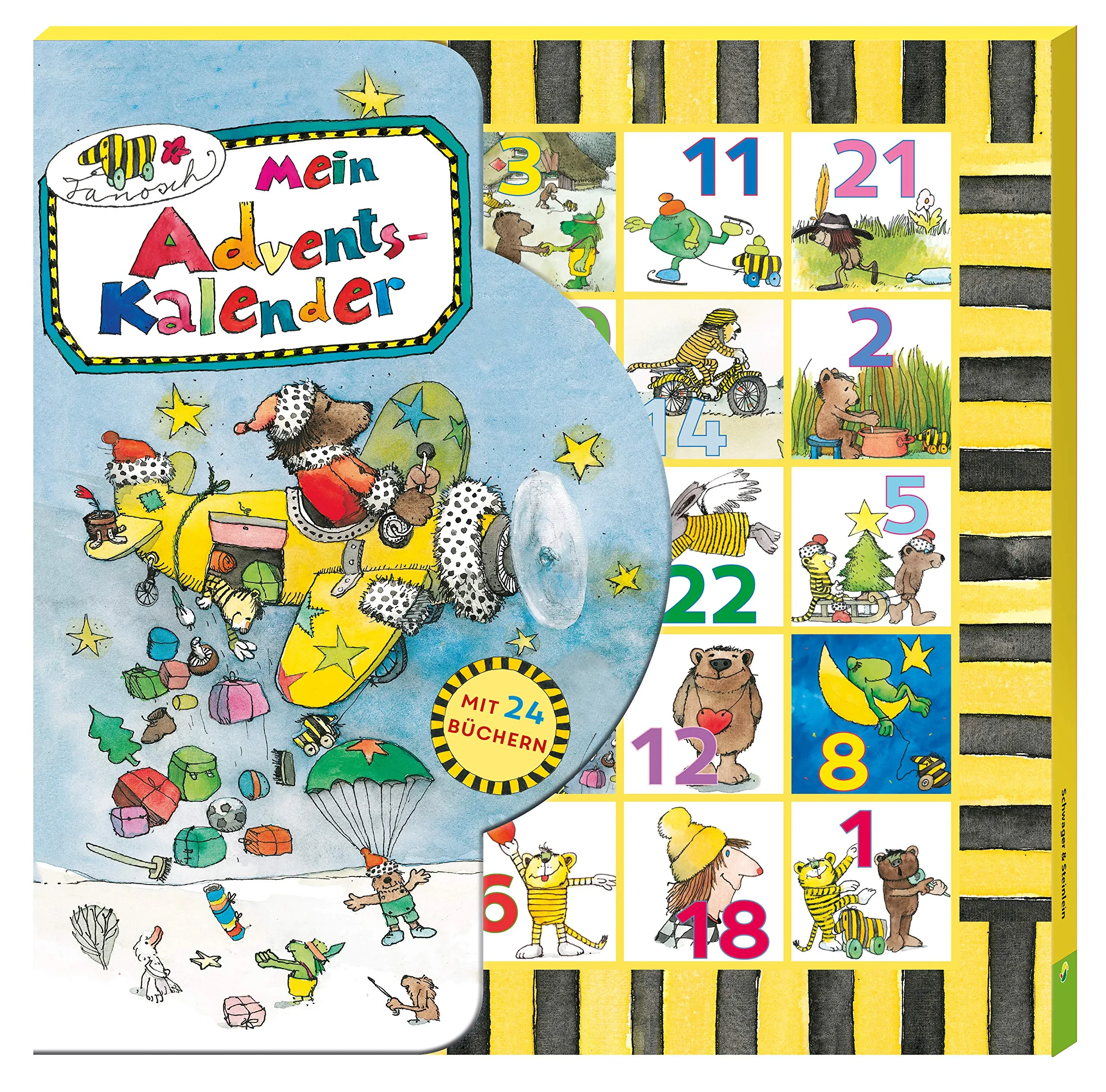 Coperta cărții "Janosch Adventskalender" de Janosch