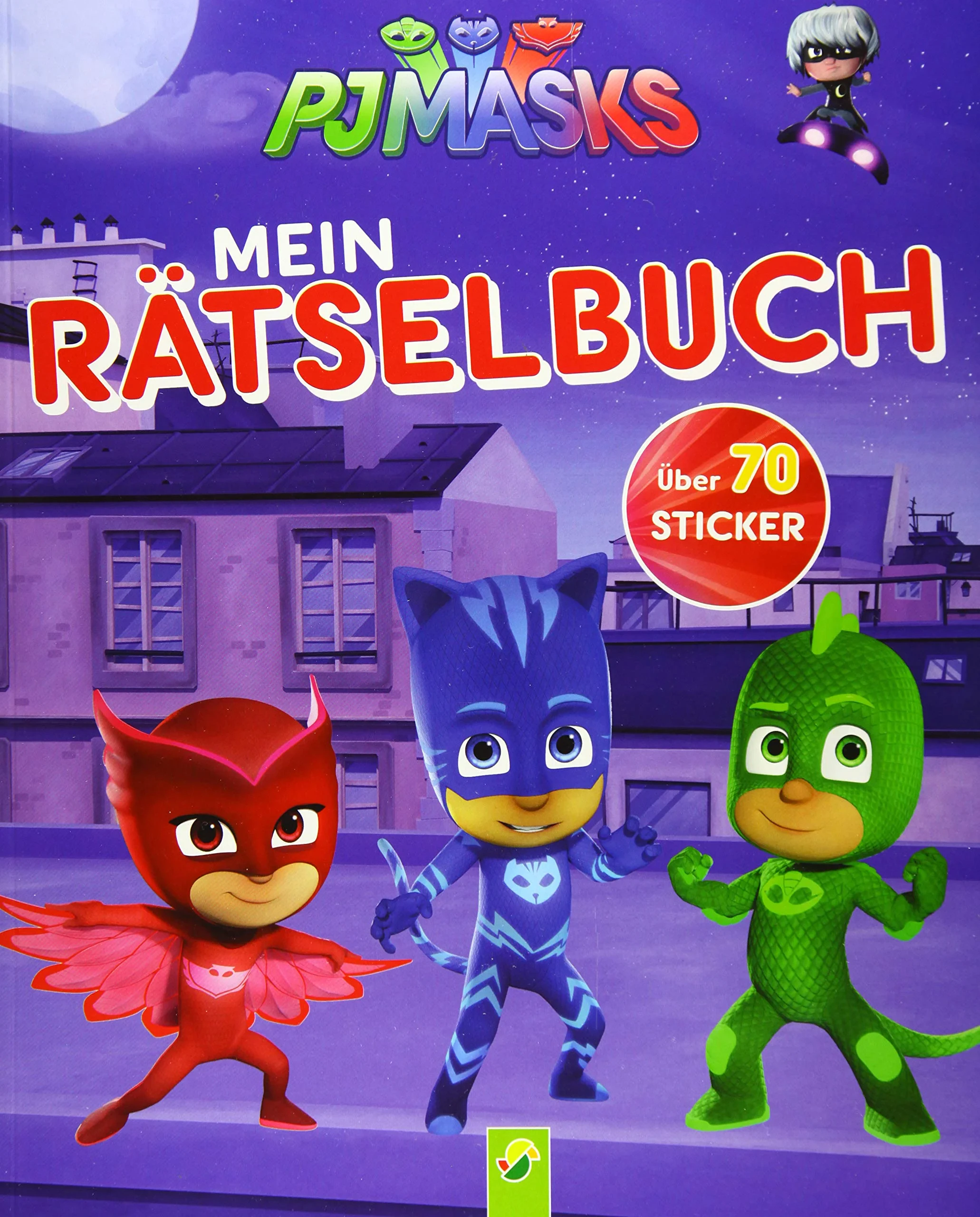 Coperta cărții "PJ Masks Mein Ratselbuch" de autor necunoscut