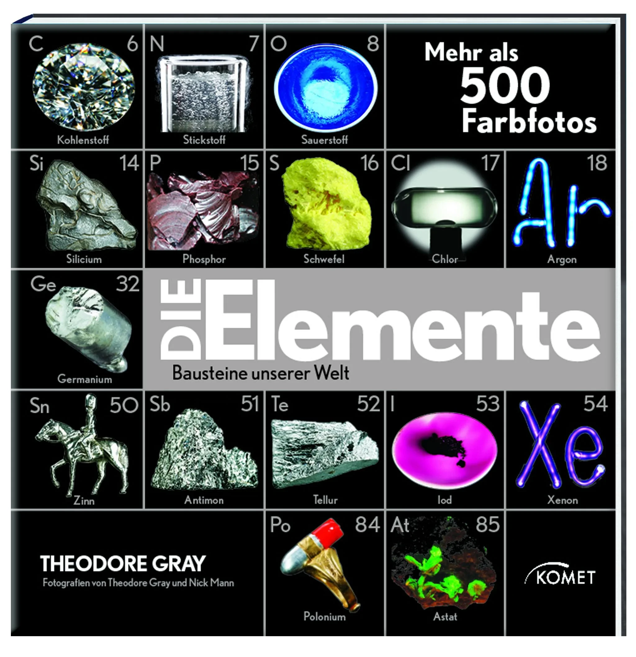 Coperta cărții "Die Elemente: Bausteine unserer Welt " de Theodore Gray