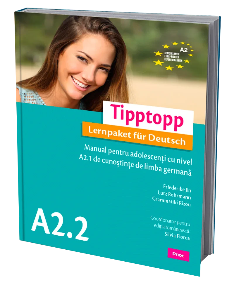 Coperta cărții " Tipptopp A2.2 " de Friederike Jin; Lutz Rohrmann; Grammatiki Rizou, Friederike Jin, Lutz Rohrmann, Grammatiki Rizou