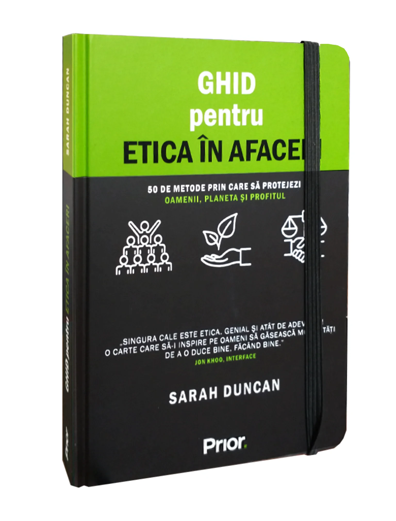 Coperta cărții "GHID pentru  ETICA IN AFACERI" de Sarah Duncan, Nicoleta Dascălu