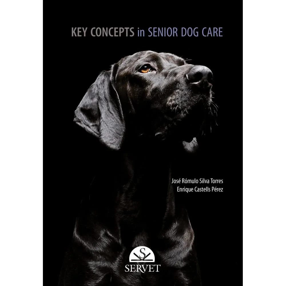 Coperta cărții "Key concepts in senior dog care" de 2020
