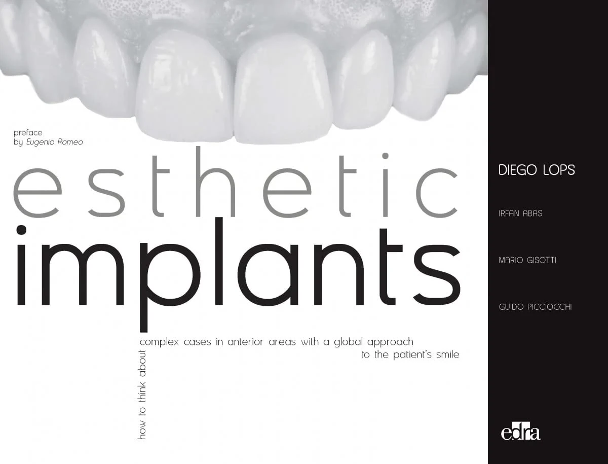 Coperta cărții "Esthetic Implants - 2 books" de Diego Lops Guido Picciocchi Mario Gisotti