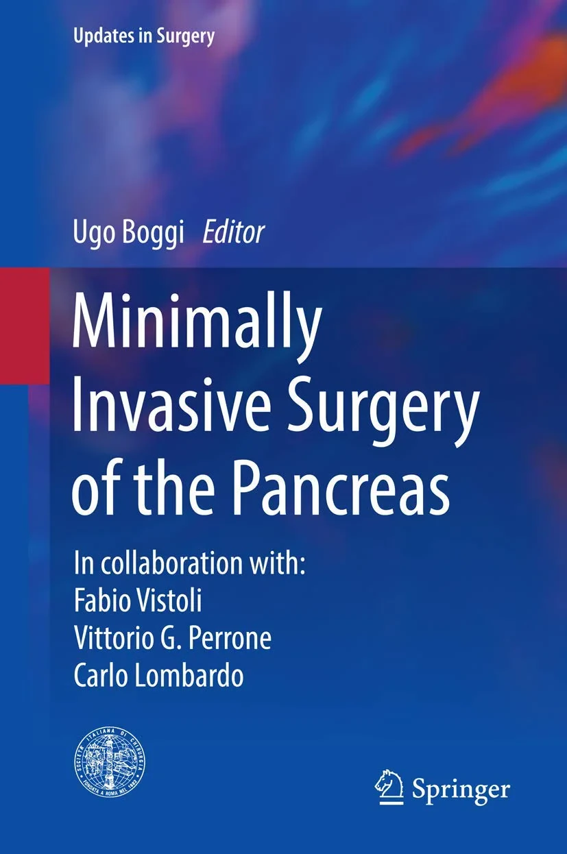 Coperta cărții "Minimally Invasive Surgery of the Pancreas" de Ugo Boggi