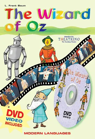 Coperta cărții "THE WIZARD OF OZ + DVD VIDEO" de L. Frank Baum