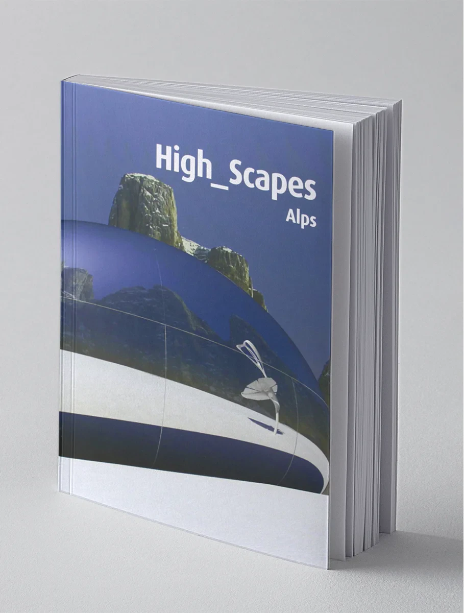 Coperta cărții "High Scapes Alpes" de Manuel Gausa, Alberto Clementi, Mose Ricci, Pino Scaglione, Alesandro Franceschini, Franco Farinelli, Alberto Cecchetto, Matteo Thun, Thomas Demetz