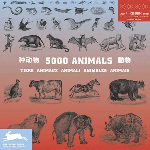 Coperta cărții "5000 Animals" de Pepin Press