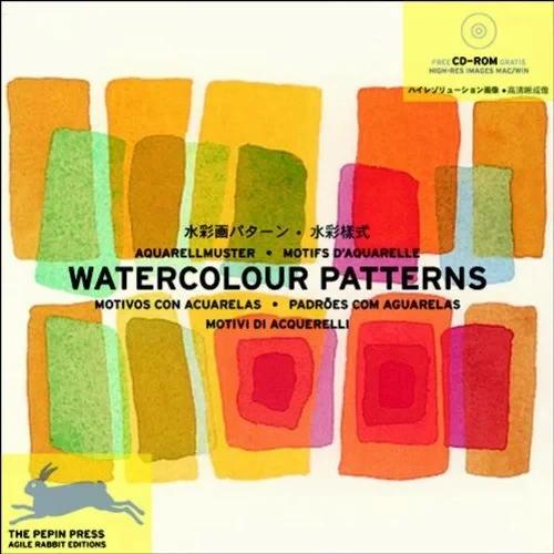 Coperta cărții "Watercolour Patterns" de Pepin Press