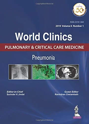 Coperta cărții "World Clinics Pulmonary &amp; Critical Care Medicine: Pneumonia" de By Surinder K Jindal, By Ravindran Chetambath