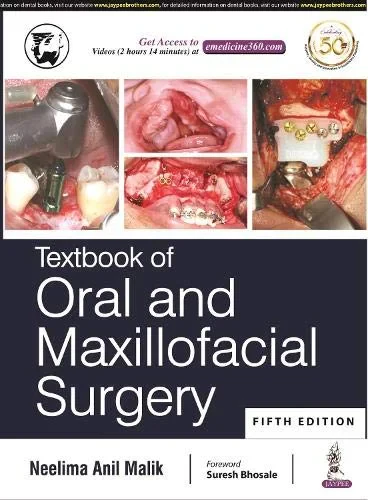 Coperta cărții "Textbook of Oral and Maxillofacial Surgery" de Neelima Anil Malik