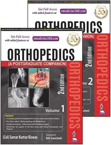 Coperta cărții "Orthopedics (A Postgraduate Companion)" de Kumar Samar Biswas