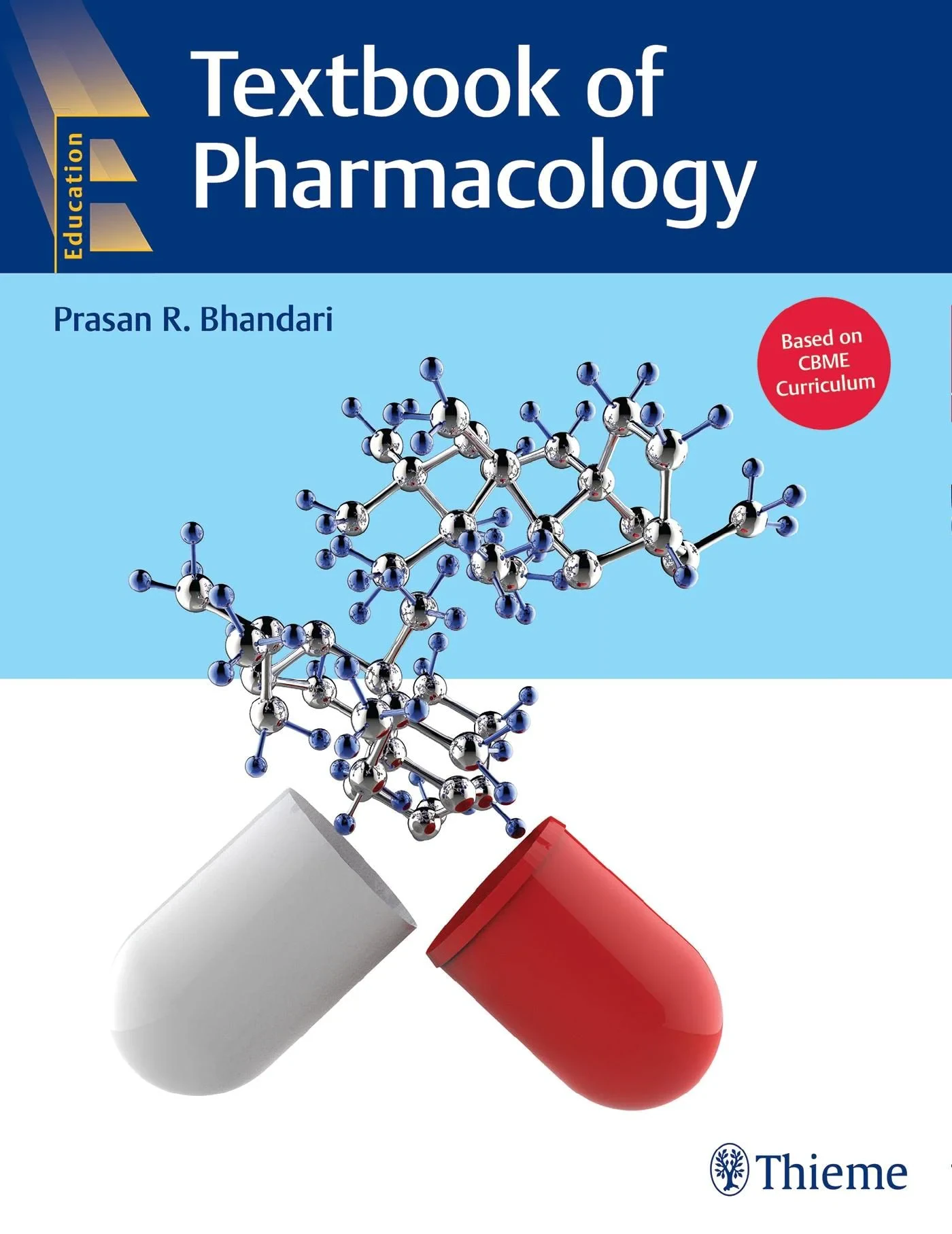 Coperta cărții "Textbook of Pharmacology" de Prasan Bhandari
