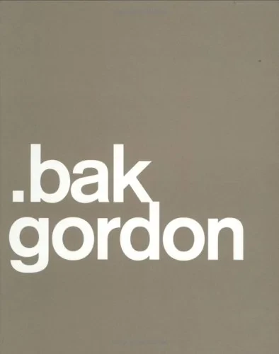 Coperta cărții ".bak gordon" de Ricardo Bak Gordon